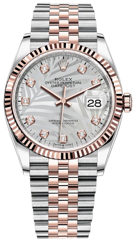 rolex 126231 diamond|36mm rolex datejust rose gold.